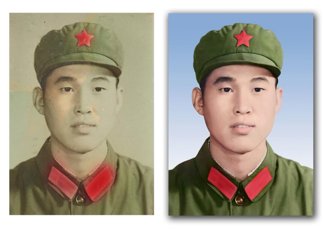 吉安破损照片修复-18
